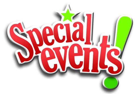 Special events .
